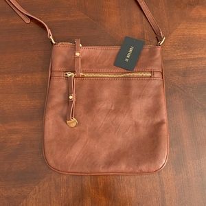 FOREVER 21 -  Faux Leather Cross Body Bag